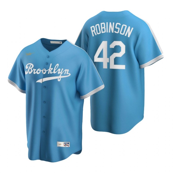 light blue brooklyn dodgers jersey